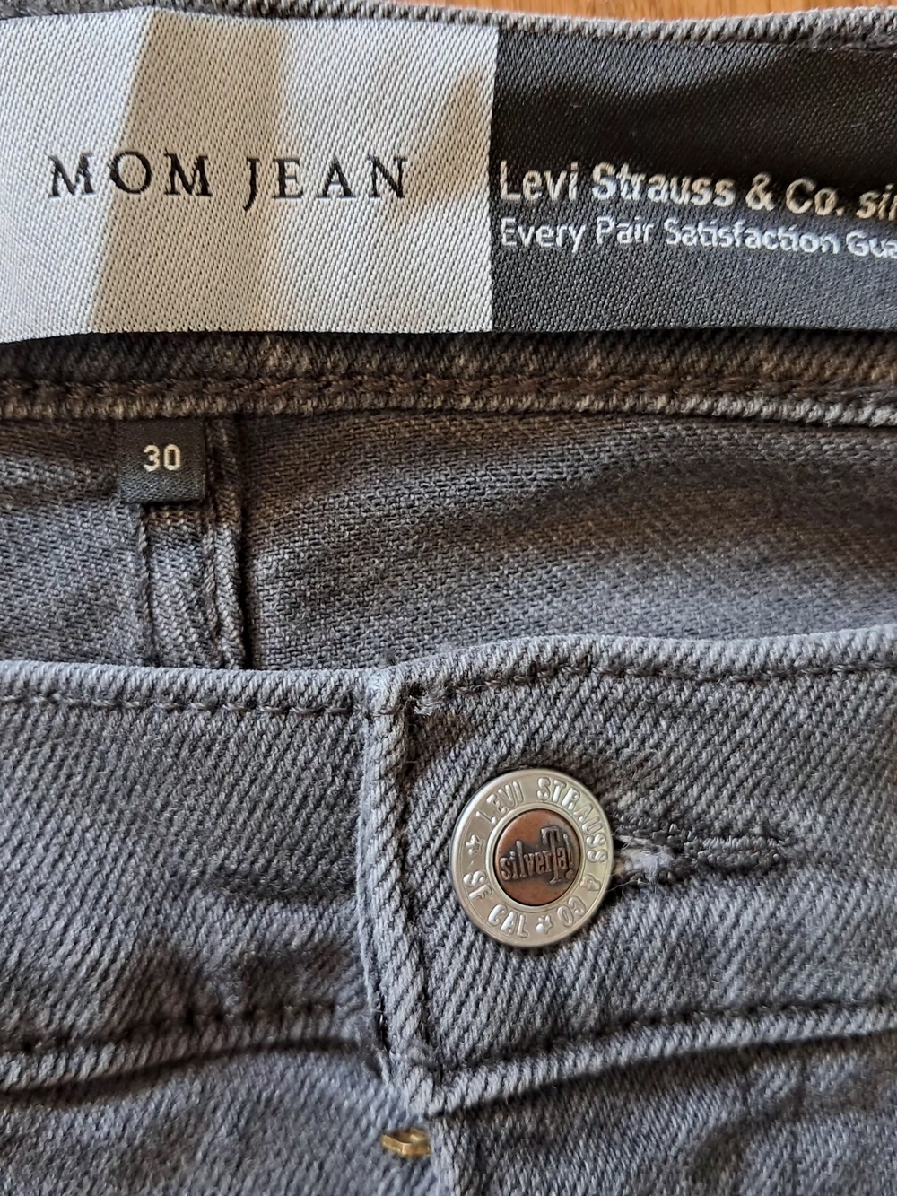 Levi's Charcoal Gray Mom Jean - Men's Relaxed Denim